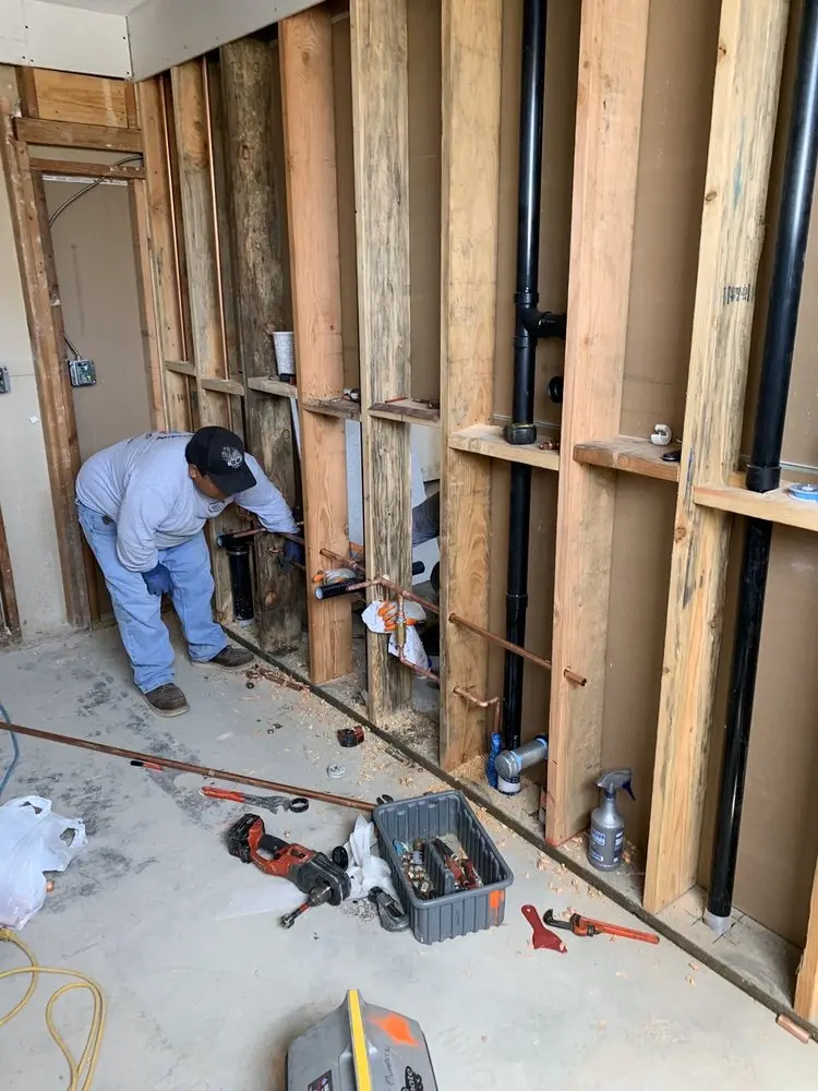 Commercial rough-in plumbing for Gas Line Repair in Far-A-Field